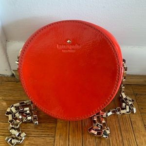 Red Kate Spade over the shoulder bag